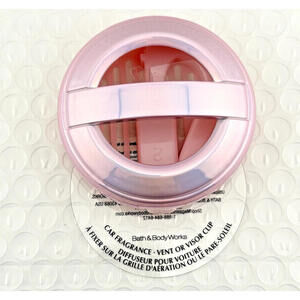 Bath & Body Works PINK IRIDESCENT Car‎ Fragrance Holder Car Vent Clip NEW PINK